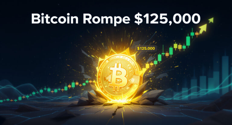 BTC supera 125000 USD